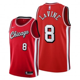 Dres Chicago Bulls Zach LaVine 8 Nike 2021-22 City Edition Throwback Swingman